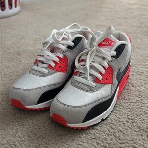 Nike Kids Shoes - Gray and Red
